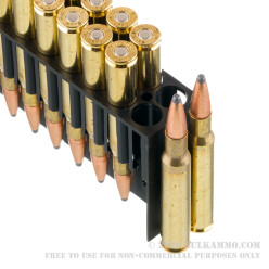 20 Rounds of 30-06 Springfield Ammo by Fiocchi - 150gr PSP