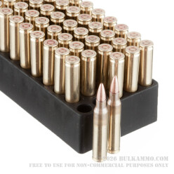 50 Rounds of 5.56x45 Ammo by Black Hills Ammunition - 50gr TSX