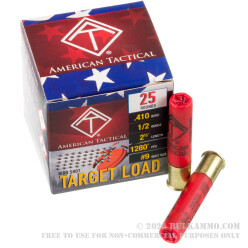 25 Rounds of .410 Ammo by American Tactical - 1/2 ounce #9 shot