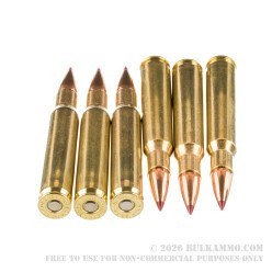 20 Rounds of 30-06 Springfield Ammo by Hornady Superformance - 150gr CX