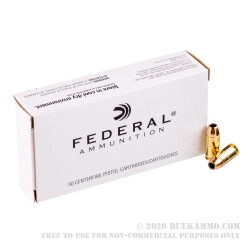 50 Rounds of .45 ACP Ammo by Federal Classic - 230gr JHP Hi-Shok