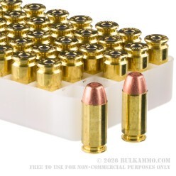 50 Rounds of .40 S&W Ammo by Remington Range - 180gr FMJ