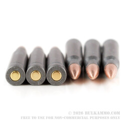 500 Rounds of 30-06 Springfield Ammo by Wolf Military Classic - 168gr FMJ