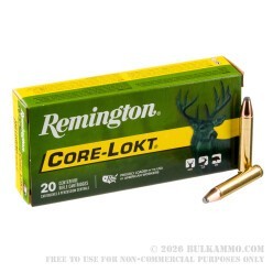 20 Rounds of .350 Legend Ammo by Remington Core-Lokt - 180gr JSP