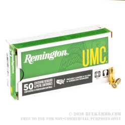 50 Rounds of .25 ACP Ammo by Remington UMC - 50gr FMJ