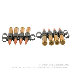 400 Linked Rounds of 30-06 Springfield Ammo by Turkish Military Surplus - 151gr FMJ