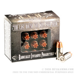 20 Rounds of .380 ACP Ammo by G2 Research - 62gr RIP