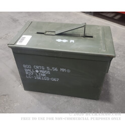 1 Fair Condition Surplus Mil-Spec “Fat 50” Green Ammo Can