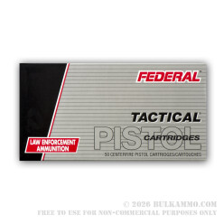 1000 Rounds of .357 SIG Ammo by Federal Tactical LE - 125gr JHP