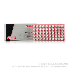 1000 Rounds of .357 SIG Ammo by Federal Tactical LE - 125gr JHP