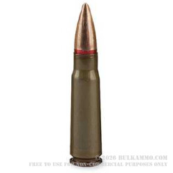 1000 Rounds of 7.62x39mm Ammo by Wolf - 124gr FMJ