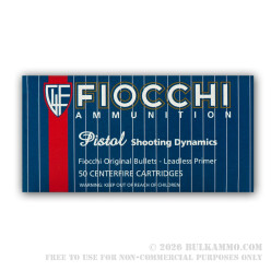 1000 Rounds of 9mm Leadless Ammo by Fiocchi - 123gr FMJTCEB