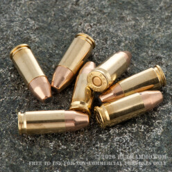 1000 Rounds of 9mm Leadless Ammo by Fiocchi - 123gr FMJTCEB