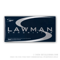 1000 Rounds of .40 S&W Ammo by Speer - 180gr TMJ