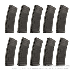 Magpul PMAG Gen M2 MOE 30rd Magazine for AR-15 - 5.56/.223 - Black - Pack of 10