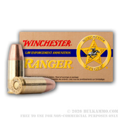 50 Rounds of 9mm Ammo by Winchester - 124gr FMJ