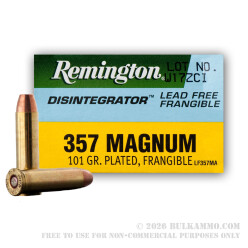 357 Mag Remington Disintegrator Frangible Ammo For Sale