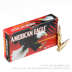 20 Rounds of 6.5 mm Creedmoor Ammo by Federal - 120gr OTM