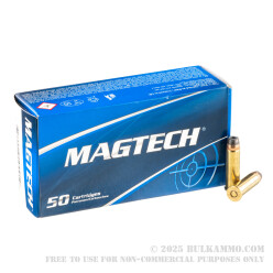 50 Rounds of .38 Spl +P Ammo by Magtech - 125gr SJHP