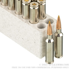 20 Rounds of 6.5 Creedmoor Ammo by Browning BXS - 120gr Solid Expansion