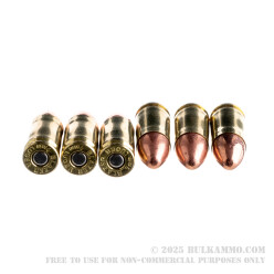 500 Rounds of 9mm Ammo by Blazer Brass - 115gr FMJ