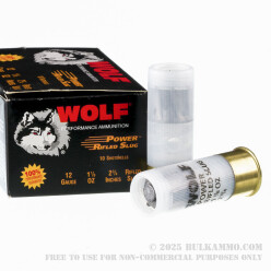 120 Rounds of 12ga Ammo by Wolf - 1-1/8 ounce rifled slug