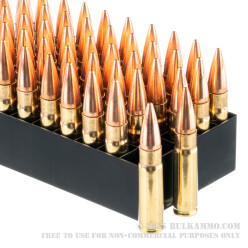 100 Rounds of .300 AAC Blackout Ammo by Fiocchi - 150gr FMJBT