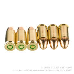 50 Rounds of 9mm Ammo by Belom - 124gr FMJ