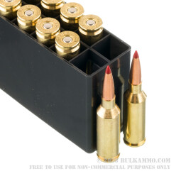 20 Rounds of .22 ARC Ammo by Hornady BLACK- 75gr ELD Match