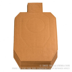 IDPA Pro Kit - 20 IDPA Cardboard Targets, Collapsible Stand, and Pasters