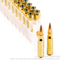 20 Rounds of 7.62x51mm Ammo by Federal - 168gr OTM