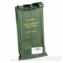 200 Rounds of 5.56x45 Ammo by Prvi Partizan - 55gr FMJBT - Sealed Battle Pack