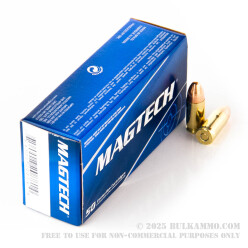 1000 Rounds of 9mm Ammo by Magtech - 124gr FMJ