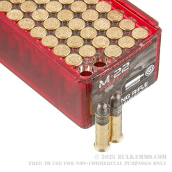 100 Rounds of .22 LR Ammo by Winchester M-22 Subsonic - 45 gr RN