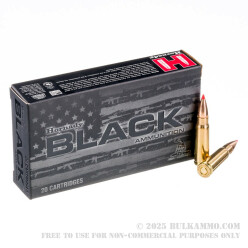 20 Rounds of 7.62x39mm Ammo by Hornady BLACK - 123gr SST