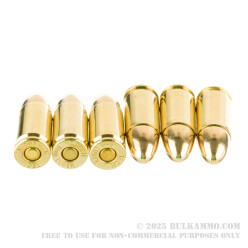 50 Rounds of 9mm Ammo by STV Golden Bee - 124gr FMJ