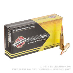 20 Rounds of .243 Win Ammo by Black Hills Gold Ammunition - 85gr TSX