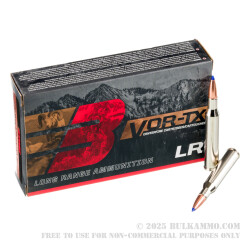 20 Rounds of .270 Win Ammo by Barnes VOR-TX Long Range - 129gr LRX BT