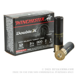 10 Rounds of 12ga Ammo by Winchester Double-X - 2 ounce #5 shot