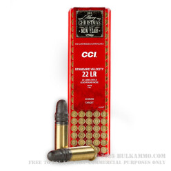 100 Rounds of .22 LR Ammo Gift Pack by CCI - 40gr LRN