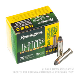 20 Rounds of .357 Mag Ammo by Remington HTP - 125gr SJHP