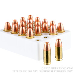 20 Rounds of 9mm Ammo by Magtech First Defense - 92.6gr SCHP