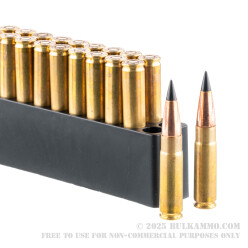 20 Rounds of .300 AAC Blackout Ammo by Black Hills Ammunition - 110gr TTSX