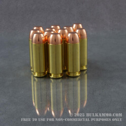 1000 Rounds of 10mm Ammo by MBI - New -  180gr FMJ