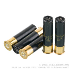 5 Rounds of 12ga 3-1/2" Ammo by Winchester Double-X - 00 Buck