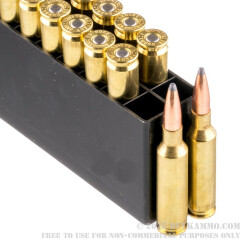 20 Rounds of 6.5 mm Creedmoor Ammo by Hornady - 129gr Interlock SPBT