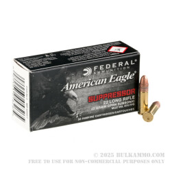 50 Rounds of .22 LR Ammo by Federal - 45 gr CPRN