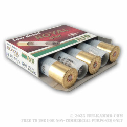 250 Rounds of 12ga Ammo by Rio - 1 ounce Rifled Slug