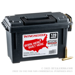 120 Rounds of .350 Legend Ammo in Field Box by Winchester USA - 145gr FMJ