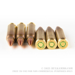 30 Rounds of 5.56x45 Ammo by ZQI - 62gr FMJ SS109